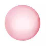Cabochon di vetro di Puca® 18 mm Rose Pearl x 1