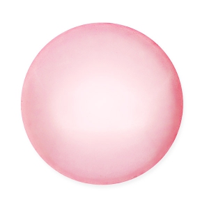 Cabochon di vetro di Puca® 18 mm Rose Pearl x 1