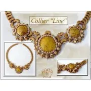 Cabochon en verre par Puca® 25 mm Rose Pearl x 1