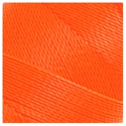 Bobina di filo cerato Linhasita per micro macramè 0,5 mm - Arancione fluo (393) x335m