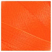 Bobina di filo cerato Linhasita per micro macramè 0,5 mm - Arancione fluo (393) x335m