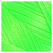 Bobina di filo cerato Linhasita per micro macramè 0,5 mm - Verde fluo (329) x335m