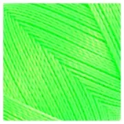 Bobina di filo cerato Linhasita per micro macramè 0,5 mm - Verde fluo (329) x335m