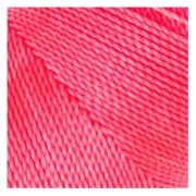 Bobina di filo cerato Linhasita per micro macramè 0,5 mm - Rosa fluo (328) x335m