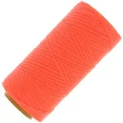 Bobina di filo cerato Linhasita per micro macramè 0,5 mm - Fluo Coral (394) x335m