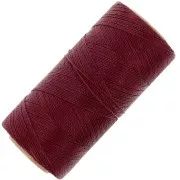 Bobina di filo cerato Linhasita per micro macramè 0,5 mm - Rosso scuro (44) x335m