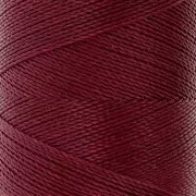 Bobina di filo cerato Linhasita per micro macramè 0,5 mm - Rosso scuro (44) x335m