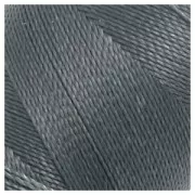 Bobina di filo cerato Linhasita per micro macramè 0,5 mm - Antracite (209) x335m