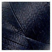 Bobina di filo cerato Linhasita per micro macramè 0,5 mm - Blu Nero (73) x335m