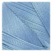 Bobina di filo cerato Linhasita per micro macramè 0,5 mm - Azzurro (606) x335m