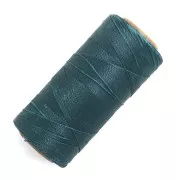 Bobina di filo cerato Linhasita per micro macramè 0,5 mm - Teal (228) x335m