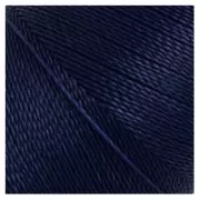 Bobina di filo cerato Linhasita per micro macramè 0,5 mm - Blu Navy (70) x335m
