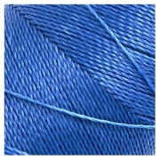 Bobina di filo cerato Linhasita per micro macramè 0,5 mm - Blu (692) x335m