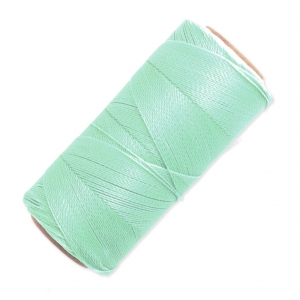 Bobina di filo cerato Linhasita per micro macramè 0,5 mm - Menta (230) x335m