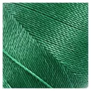 Bobina di filo cerato Linhasita per micro macramè 0,5 mm - Verde scuro (87) x335m