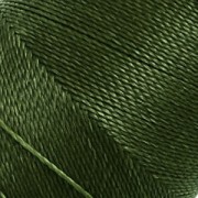 Bobina di filo cerato Linhasita per micro macramè 0,5 mm - Verde oliva (88) x335m