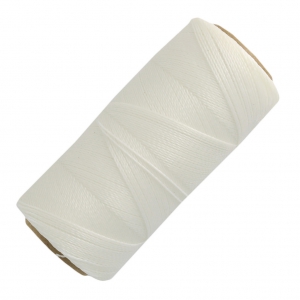 Bobina di filo cerato Linhasita per micro macramè 0,5 mm - Naturale x335m