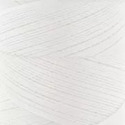 Bobina di filo cerato Linhasita per micro macramè 0,5 mm - Bianco (BCO ALV) x335m