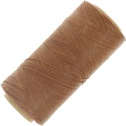 Bobina di filo cerato Linhasita per micro macramè 0,5 mm - Autumn Brown (631) x335m|raw }}