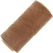 Bobina di filo cerato Linhasita per micro macramè 0,5 mm - Autumn Brown (631) x335m