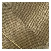 Bobina di filo cerato Linhasita per micro macramè 0,5 mm - Bronzo antico (204) x335m