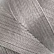 Bobina di filo cerato Linhasita per micro macramè 0,5 mm - Grigio (208) x335m