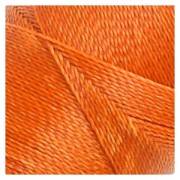 Bobina di filo cerato Linhasita per micro macramè 0,5 mm - Arancione (387) x335m