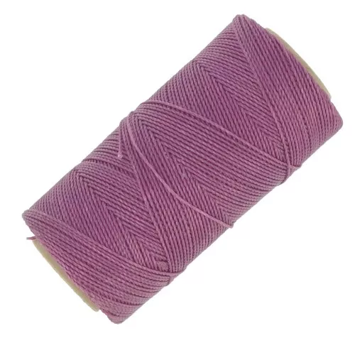 Bobina di filo cerato Linhasita per micro macramè 0,5 mm - Ametista (359) x335m