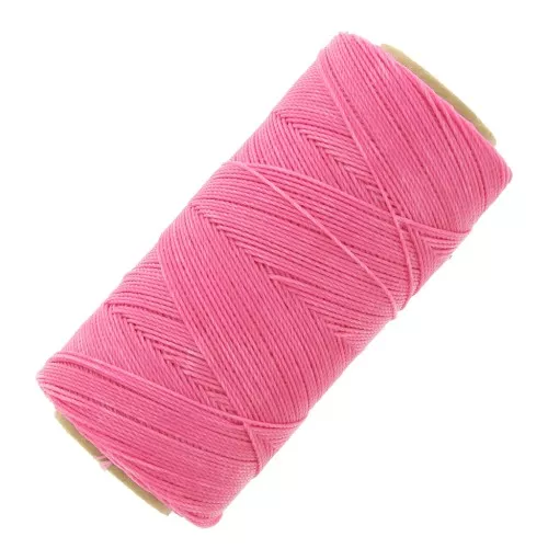 Bobina di filo cerato Linhasita per micro macramè 0,5 mm - Rosa (915) x335m