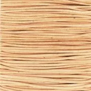 Cordone cuoio europeo 1mm Naturel xm. 1
