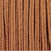 Soutache brillante di produzione italiana 3,5 mm Senape / oro x1m