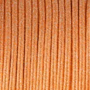 Soutache brillante di fabbricazione italiana 3,5 mm Arancione / Argento x1m