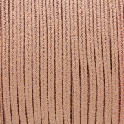 Soutache Fabbricazione italiana 3.5 mm Rose poudré / Gold x1m