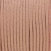 Soutache Fabbricazione italiana 3.5 mm Rose poudré / Gold x1m