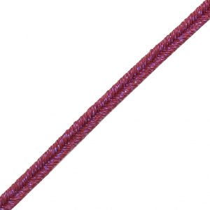 Soutache Moonlight Fabbricazione italiana 3.5 mm Bordeaux / Bleu x1m