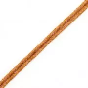 Soutache Moonlight Fabbricazione italiana 3.5 mm Terracotta / Violet x1m