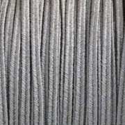 Soutache Moonlight Fabbricazione italiana 3.5 mm Gris / Bleu x1m