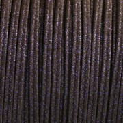 Soutache Moonlight Fabbricazione italiana 3.5 mm Marron / Bleu x1m