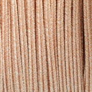 Soutache Shiri métal Fabbricazione italiana 4 mm Rosa antico x1m