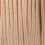 Soutache Shiri métal Fabbricazione italiana 4 mm Rosa antico x1m