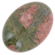 Cabochon ovale mm. 25x18 Unakite|raw }}