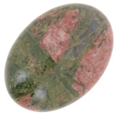 Cabochon ovale mm. 25x18 Unakite