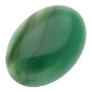 Cabochon ovale mm. 25x18 Agata verde|raw }}