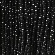 Filo Bliss Elastico fabbricazione italiana 1 mm Nero/Argentato x30m