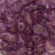 Perline di vetro 2 fori Zoliduo® Right 5x8mm Lumi Amethyst x20