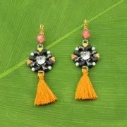 Perline di vetro 2 fori Zoliduo® Right 5x8mm Crystal Sunset x20