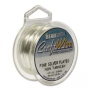 Filo di rame Craft Wire morbido mm.1,02 argentato anti-ossidazione x 3,65m|raw }}