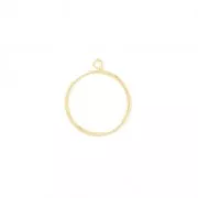 Base di montaggio e tessitura per la creazione di bijoux 20 mm dorato con oro fino