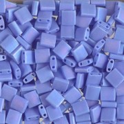Miyuki Tila Beads 5x5x1.9 mm TL-0417LFR - Op Periwinkle AB Mat x10g|raw }}