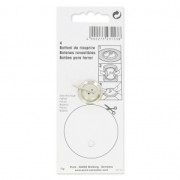 5 Bottoni da rivestire 19 mm per decorare